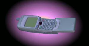 Cell Phone Nokia 7110 in VRML